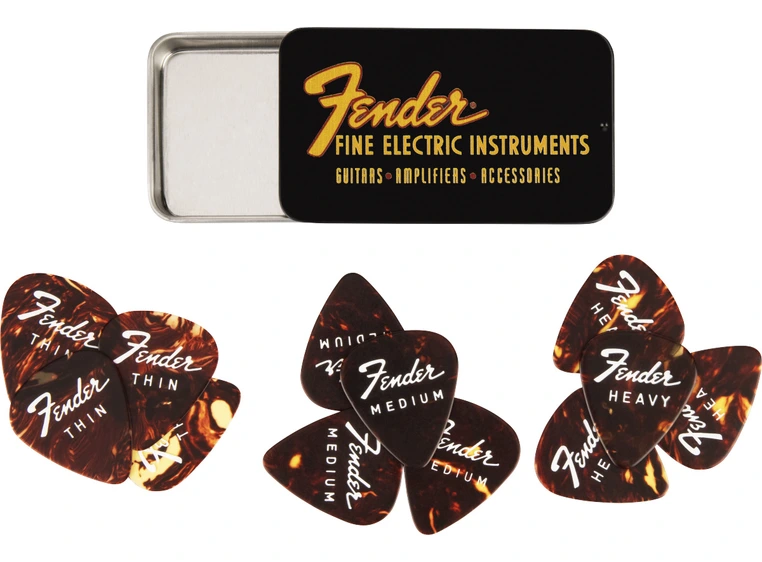 Fender Fine Electric Pick Tin (12) 