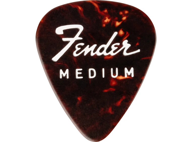 Fender Fine Electric Pick Tin Plekter 12-pakning 