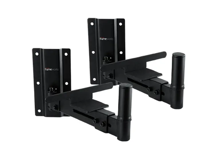 Gator Frameworks GFW-SPK-WM100 Wall Mountable Speaker Stands(pair) 