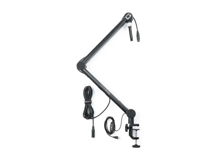 Gator Frameworks GFWMICBCBM4000 Desktop Mic Boom Stand w/"on air light" 