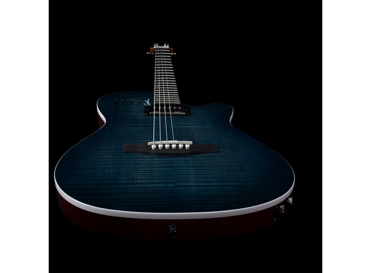 Godin A6 ULTRA Denim Blue Flame 