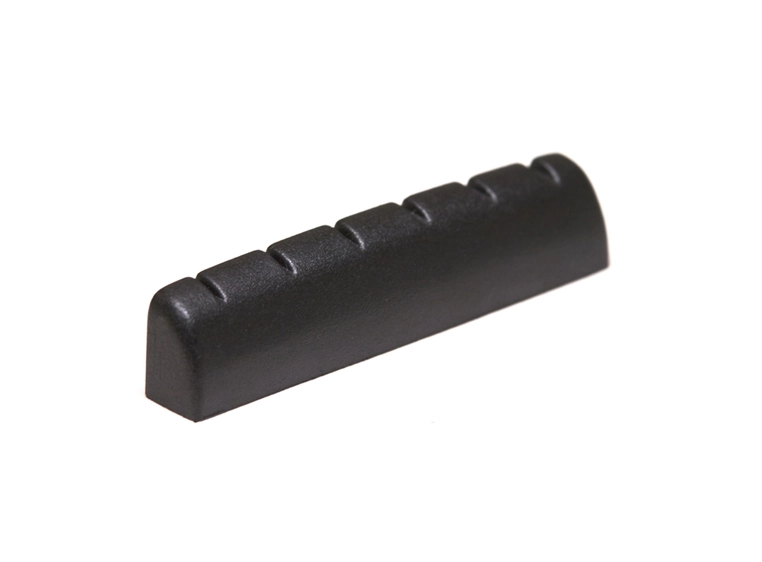 Graph Tech Black TUSQ XL LT-6060-10 G-Style Nut, Flat, Slotted, LH, 10pk 