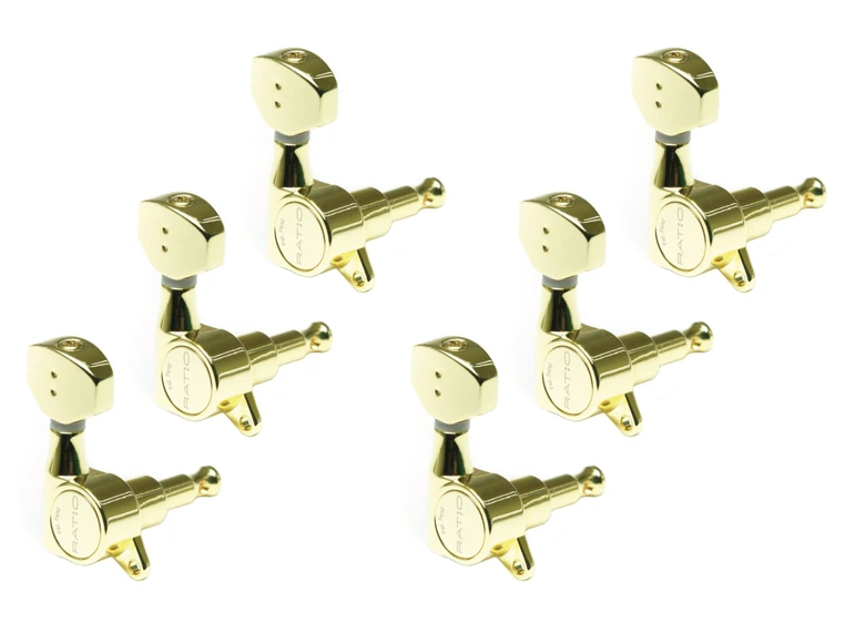 Graph Tech PRN-4721-G0 Ratio Electric Guitar Machine Heads (Left) - Gold 
