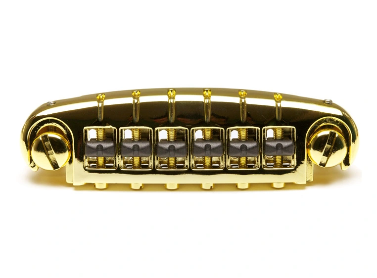 Graph Tech PS-8593-G0 ResoMax NW2 Wraparound Bridge, Gold 