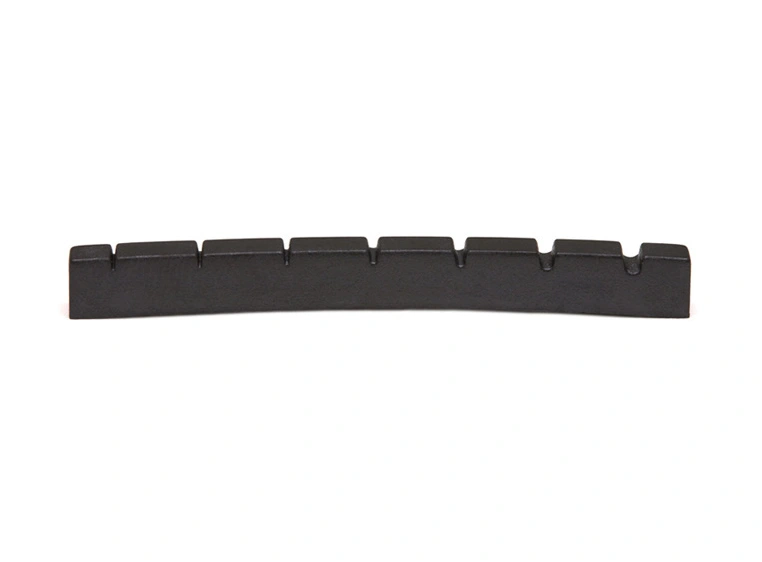 Graph Tech PT-5700-00 Black TUSQ XL Slotted Guitar Nut, 7-String, Curved 