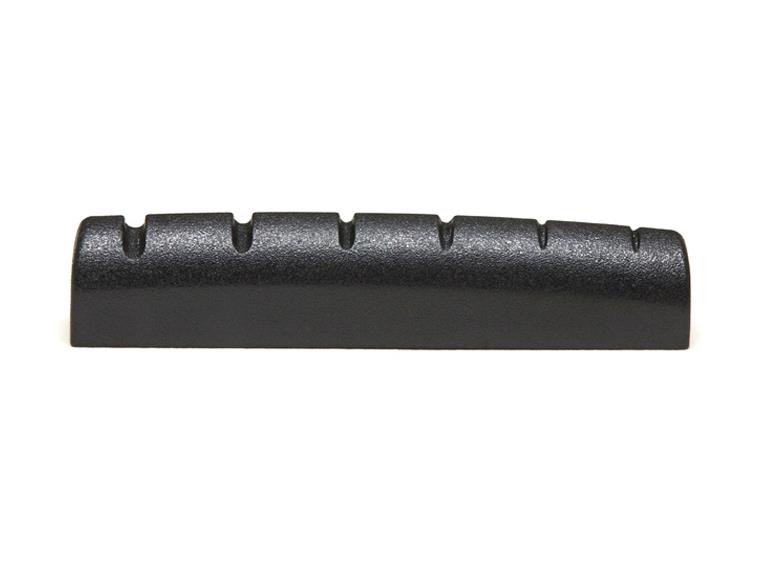 Graph Tech PT-6114-L0 Black TUSQ XL Slotted Nut 1 23/32" Long, Flat, LH