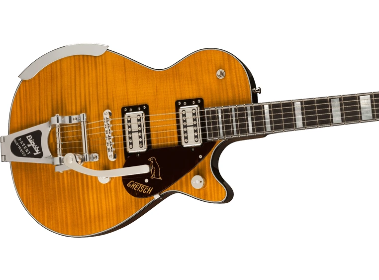Gretsch G6134TFM-NH Nigel Hendroff Sig. Penguin Amber Flame 