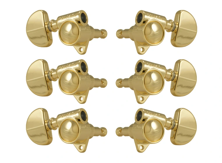 Grover 102GV Original 'Milk Bottle' Guitar Machine Heads, 3+3 - Gold 