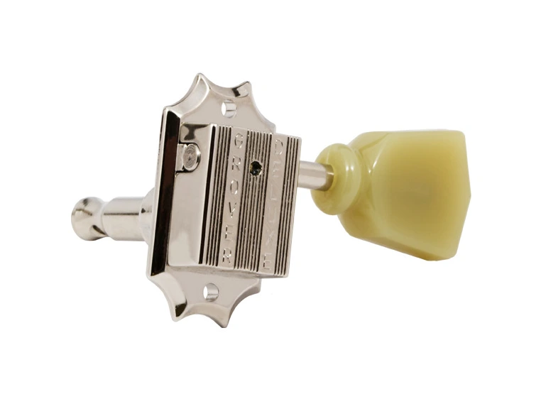 Grover 135N Vintage Machine Heads Single Guitar Machine Head - Nickel (L) 