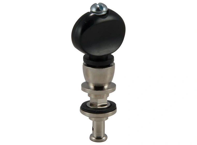 Grover 85B Champion Ukulele Pegs w/Black Button - 4 pcs. - Nickel 