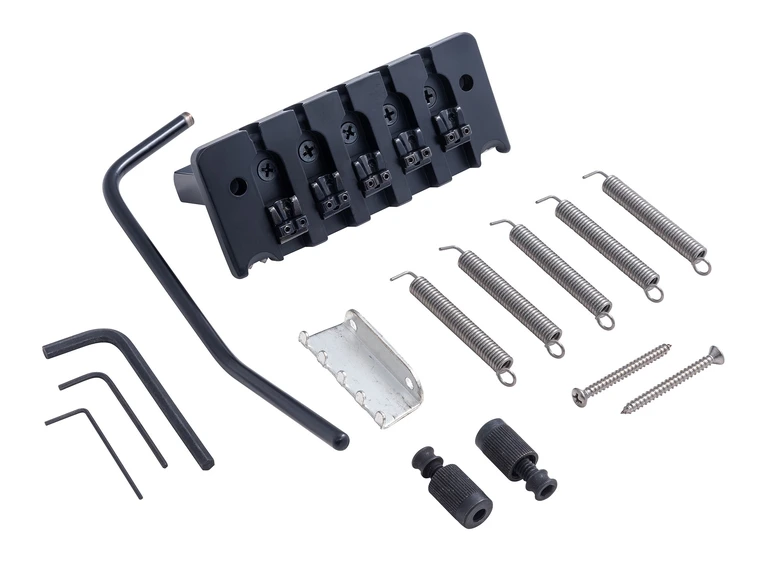 Hipshot 5-String Bass Tremolo .750" / 19 mm Spacing - Black 