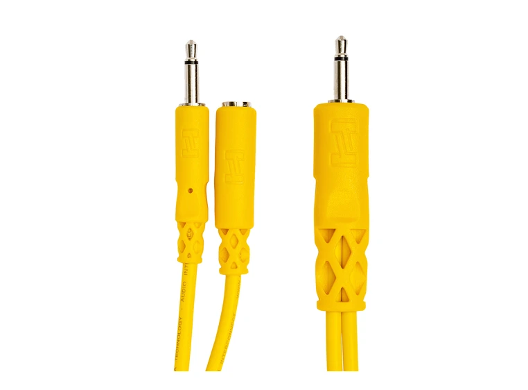 Hosa Patch Cables.Mono 3.5mm han/hun til 3.5mm han.15 cm.5pk 