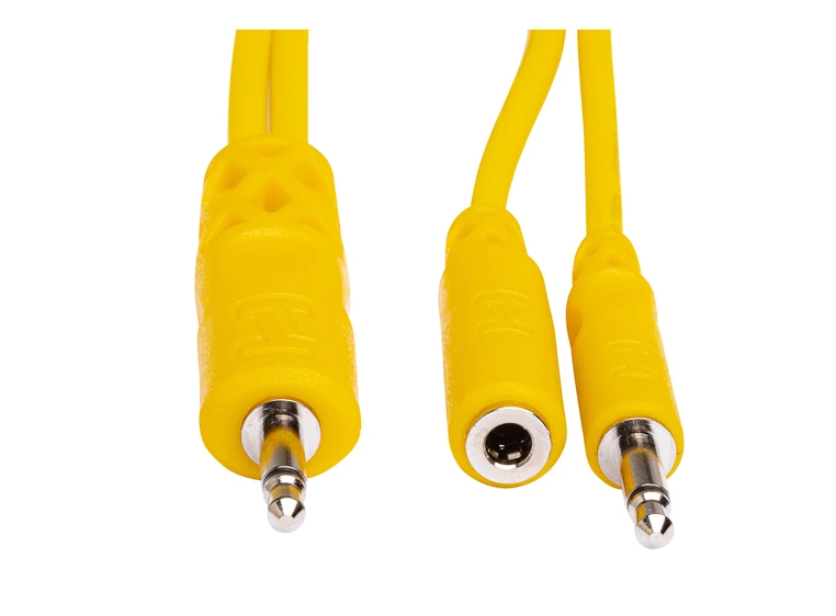 Hosa Patch Cables.Mono 3.5mm han/hun til 3.5mm han.15 cm.5pk 