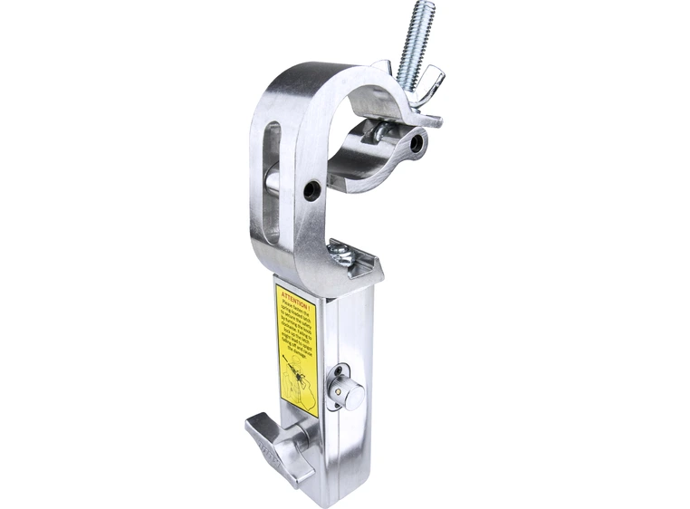 KUPO KCP-840 Handcuff clamp for TV spig. Alu. SWL100Kg. Ø28 mm hun. TUV 