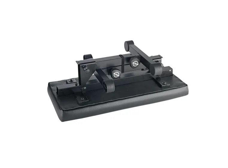 K&M 14087 Pianobenk sort skinn 