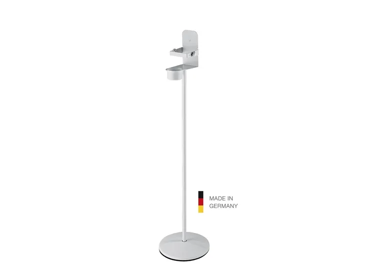 K&M 80315 Desinfeksjonsmiddelstativ med brakett XL, hvit 