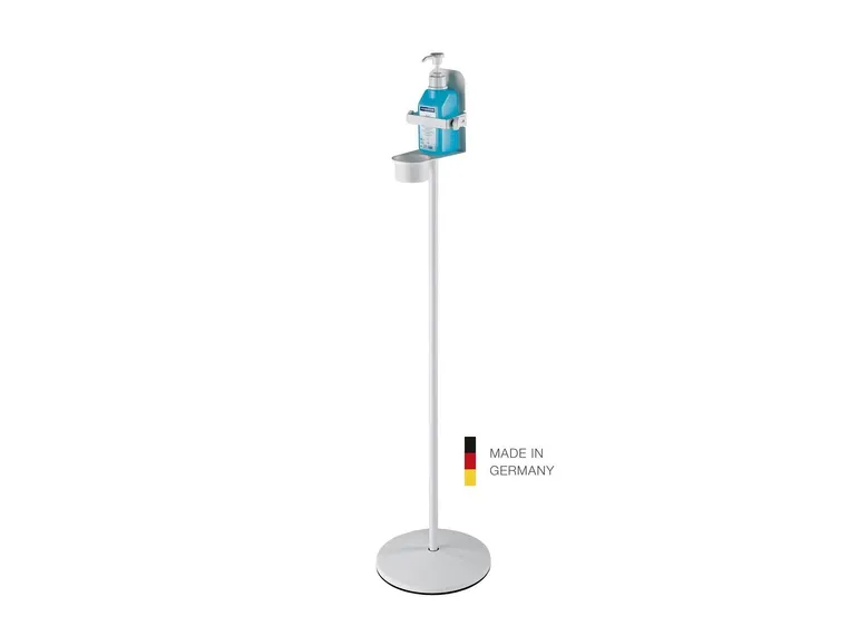 K&M 80315 Desinfeksjonsmiddelstativ med brakett XL, hvit 
