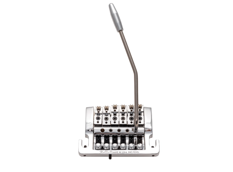 Kahler 2215 - Stud Mount Guitar Tremolo (Brass Cam / Steel Saddles) - Chrome 