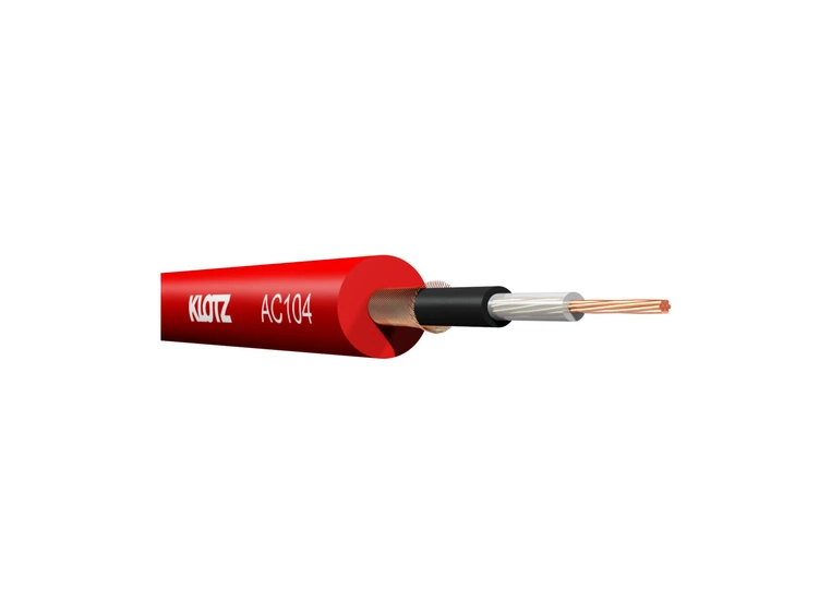 Klotz AC104RT.200 200m Pro Audio Cable red 