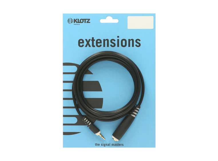 Klotz AS-EX3 extension 6m mini jack-M - jack-F 