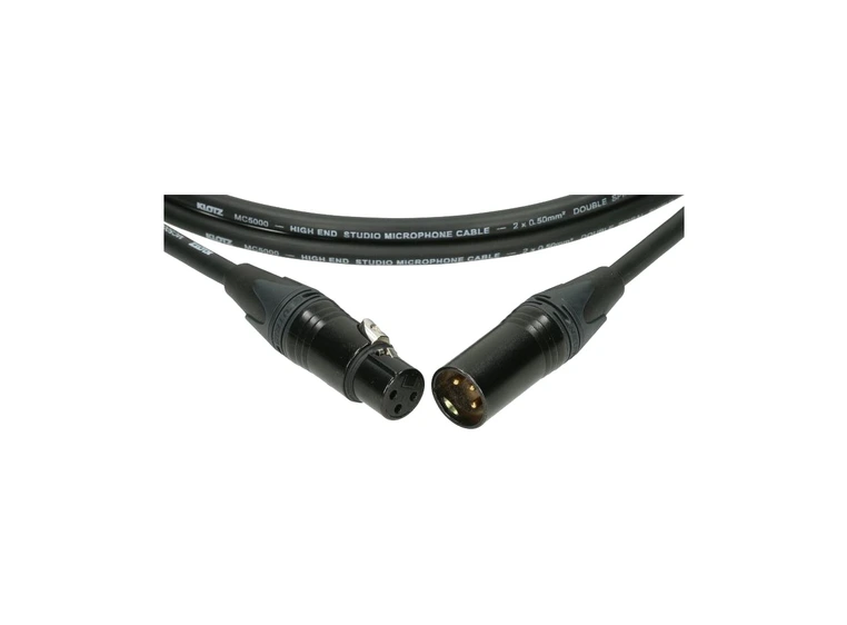 Klotz M5 supreme mic cable double shield Neutrik XLR 10m 