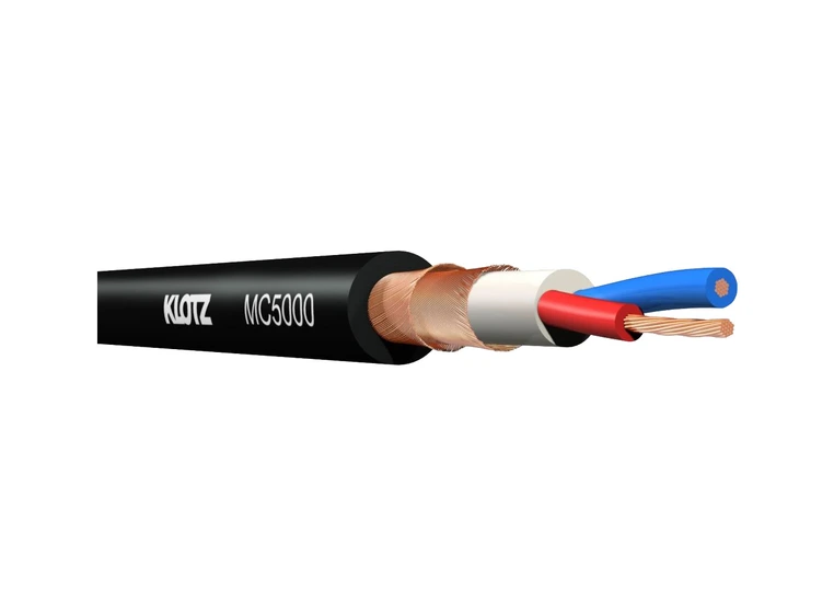 Klotz M5 supreme mic cable double shield Neutrik XLR 10m 