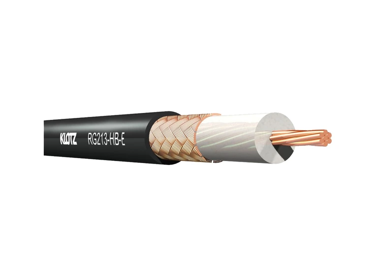 Klotz RG213-HB-E 50 Ohm - coax cable RG213/U - FRNC Eca 300m 