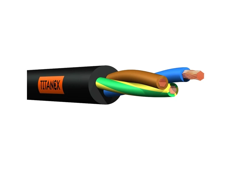 Klotz TITANEX Standard 3G2.5 H07RN-F, black Eca 