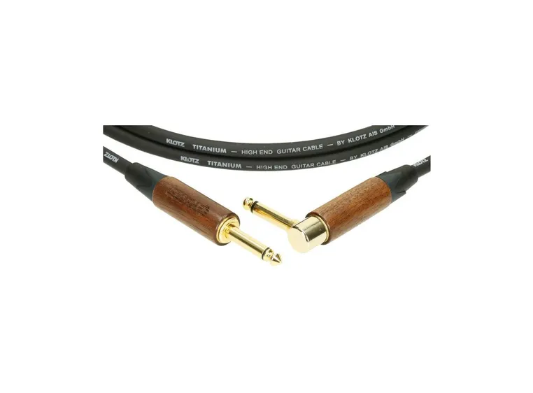 Klotz TIWPR TITANIUM supreme guitar cbl walnut sleeves 3m 