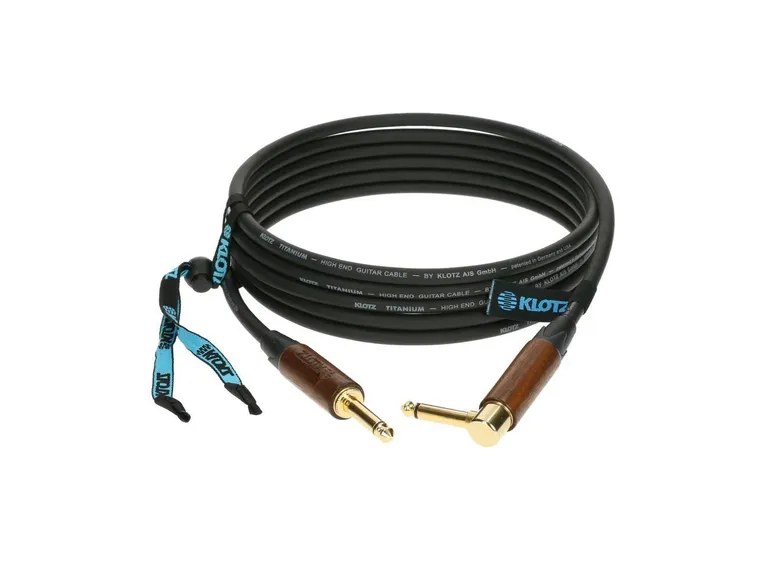 Klotz TIWPR TITANIUM supreme guitar cbl walnut sleeves 3m 
