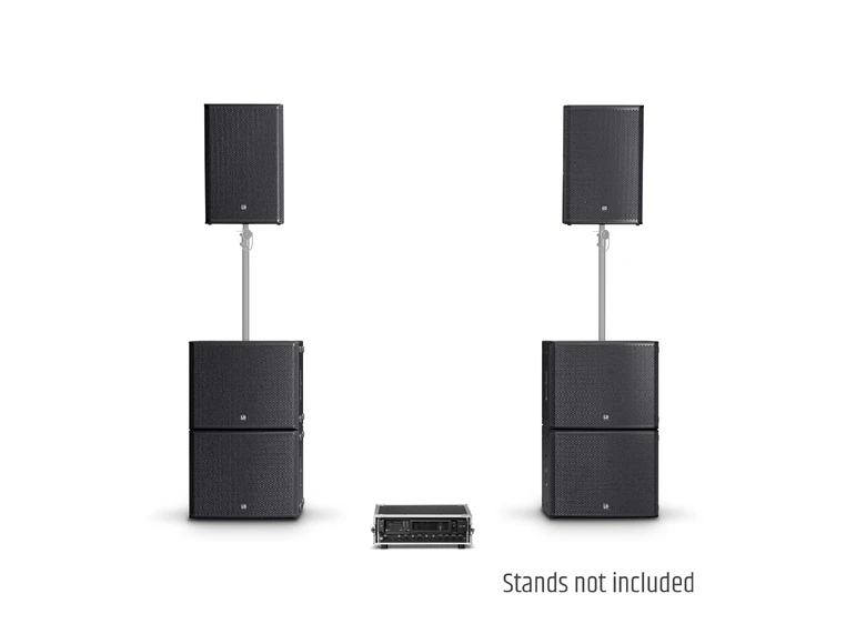 LD Systems STINGER G3 IMPACT SET 2 x 15" + 4 x 18" passive + Amping Rack 