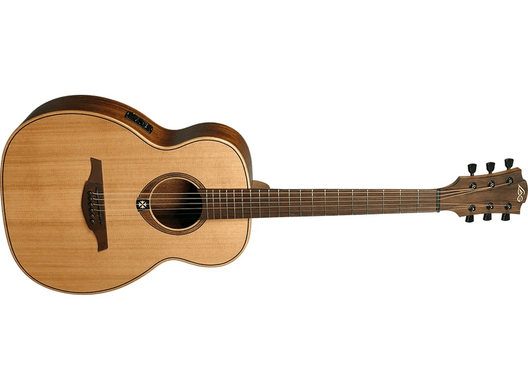 Lag Guitars TRAVEL-RCE Tramontane Travel Red Cedar Electro 