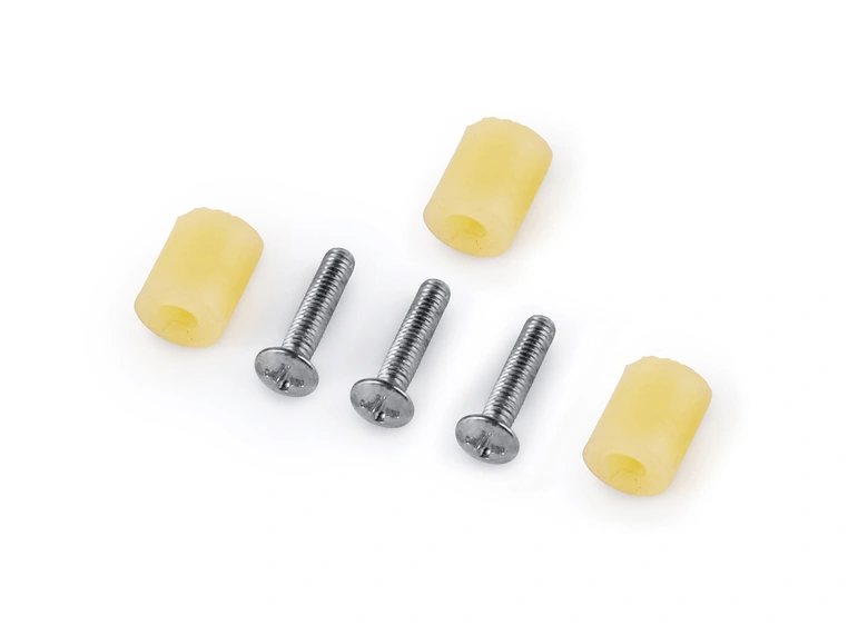 MEC AZ 10 Jazz Guitar Pickup 2 Mounting Ears, Lefthand - Chrome 