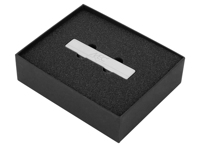 MEC Active J-Style Bass Pickup (Short) Metal Cover, Neck, Brushed Chrome 