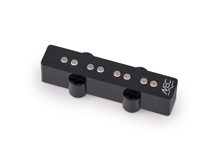 MEC Passive J-Style Bass Pickup Vintage Alnico V, 4-Str, Bridge - Black 