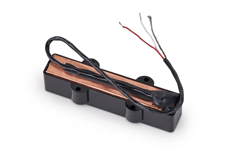 MEC Passive J-Style Bass Pickup Vintage Alnico V, 4-Str, Bridge - Black 