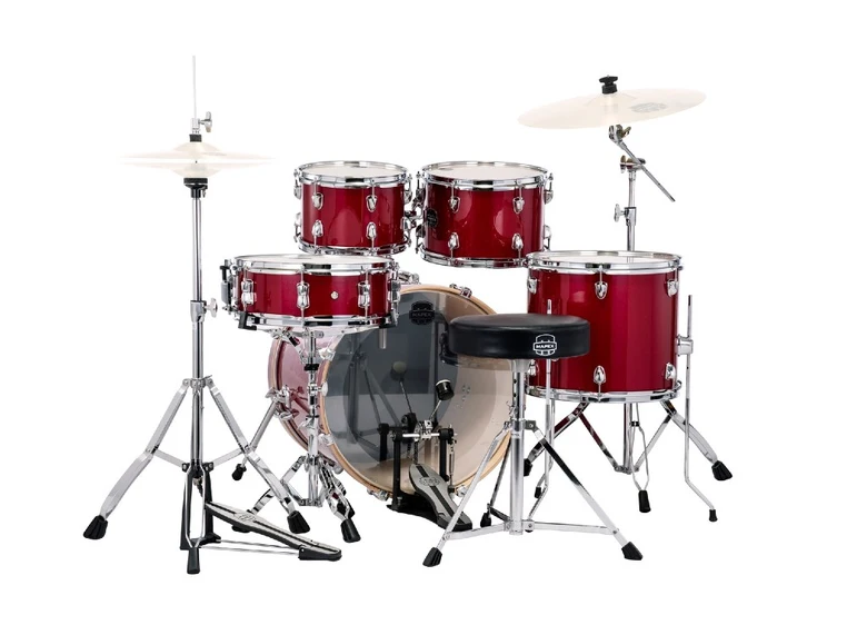 Mapex Venus VE5044FTVM Crimson Red Sparkle (inkl HW,uten cymb) 
