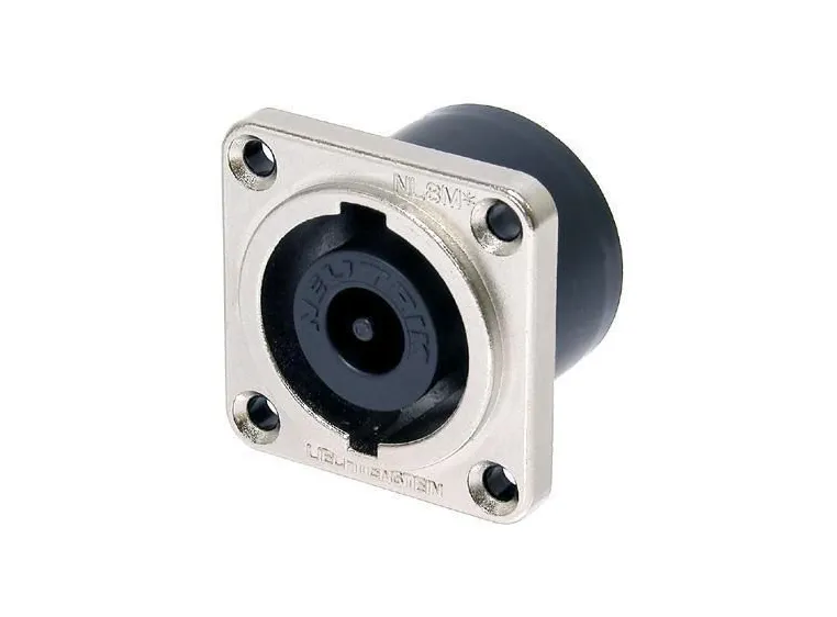 Neutrik NL8MDXX-V Speakon chassis Han Nikkel G-type vert. PC 