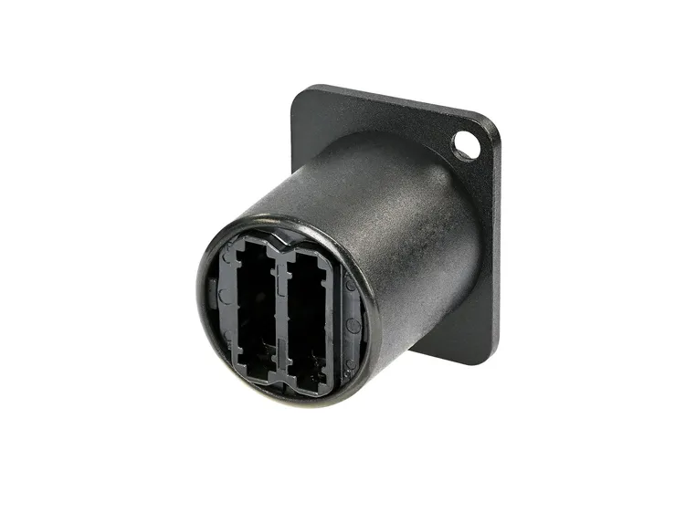 Neutrik OpticalCon Quad 4stk fiber chassis, IP65 NO4FDW-A 