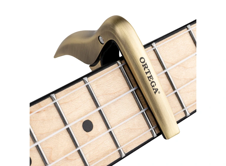 Ortega BGCAPO Capo Bluegrass Brushed Brass 
