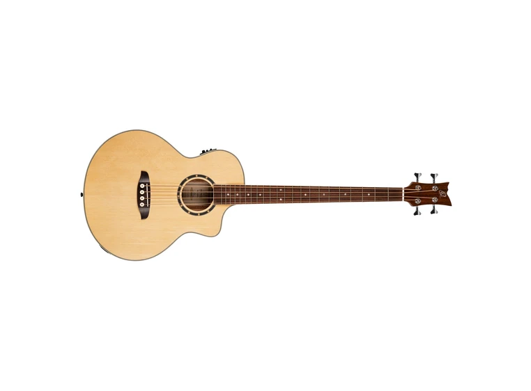 Ortega D7CE-4 4-strängad Akustisk bass Med mik., Cutaway, Natural 