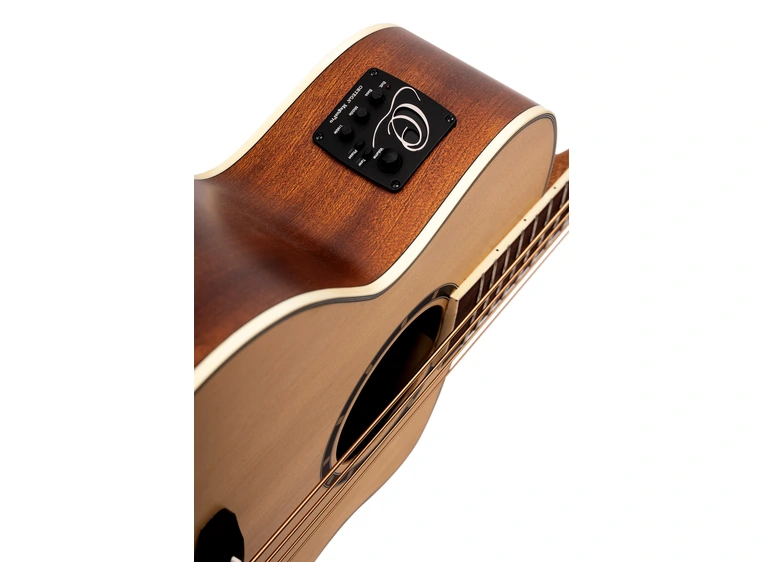 Ortega D7CE-4 4-strängad Akustisk bass Med mik., Cutaway, Natural 