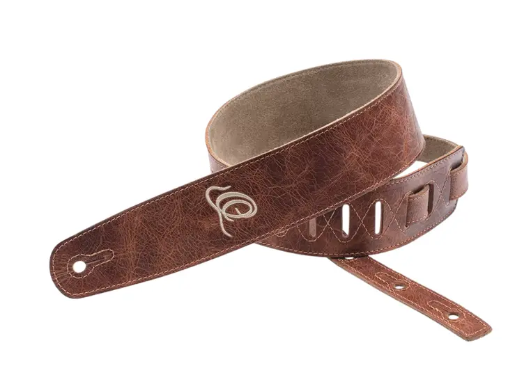 Ortega OSSU-30 Gitar reim Suede 60mm 2 lags Caramel 