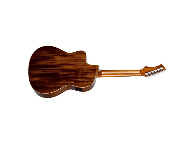Ortega RCE238SN-BKT Klassisk gitar 4/4 Størrelse, med mik, Slim neck