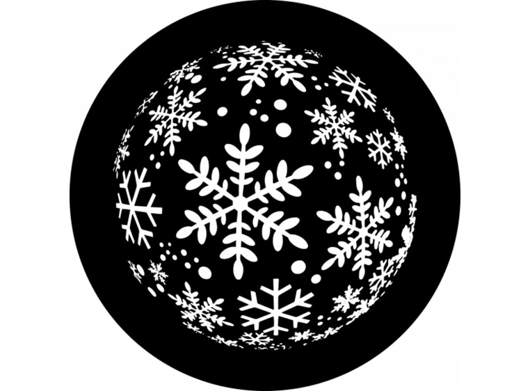 Prolights Gobo xmas Snow Flakes 1 G size, Black and white 