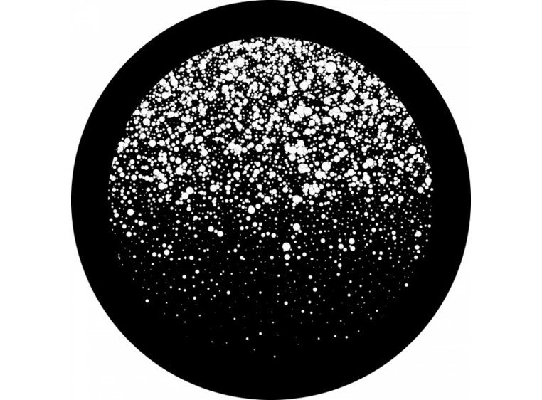 Prolights Gobo xmas Snow Throe 1 F size, Black and white 