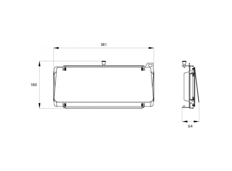 Prolights S27QBD Låvedør for SOLAR27Q 