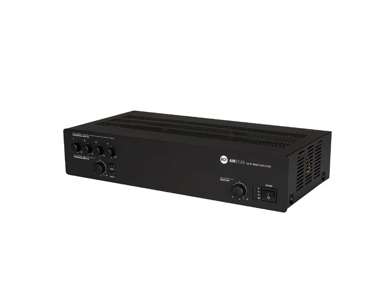 RCF AM 2160 4+2 input Forsterker/mikser 160W AC, 4 MIC-LINE, Phantom 