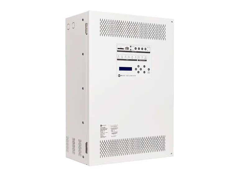 RCF MX 3500/2 DXT3000 integrated voice Alarm, Main unit, 500W, 2 channel 