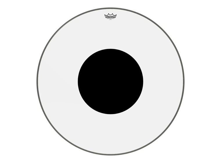 Remo CS-1330-10- Controlled Sound Clear Black Dot Bass Drumhead 30" 